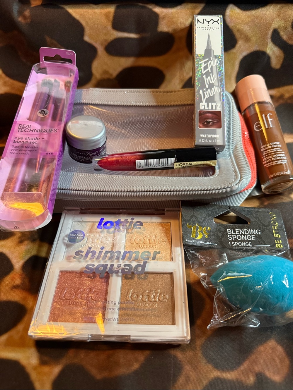 Makeup bundle with travel cosmetic bag- see pics for details